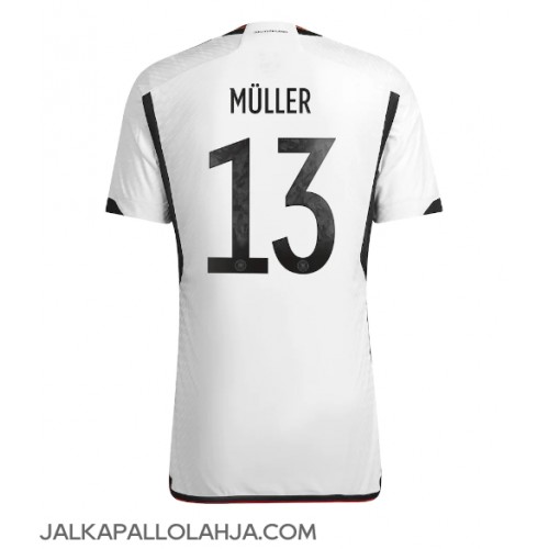 Saksa Thomas Muller #13 Kopio Koti Pelipaita MM-kisat 2022 Lyhyet Hihat